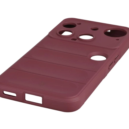 Pancerne etui Bizon Case Tur do Nothing Phone (3), burgundowe