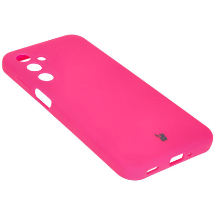 Silikonowe etui Bizon Soft Case do Galaxy M35 5G, neonowo-różowe