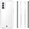 Etui + 2x szkło + obiektyw Bizon Case Clear Pack do Realme GT Master, przezroczyste