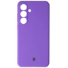 Silikonowe etui Bizon Soft Case do Galaxy S25 FE, fioletowe