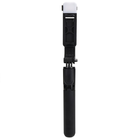 Kijek do selfie / tripod z lampą i pilotem Bizon Accessories Selfie Lamp, czarny