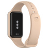 Etui z paskiem Bizon Strap + Case Watch Dots do Xiaomi Redmi Smart Band 2 / Xiaomi Mi Band 8 Active, jasnoróżowe