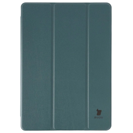 Etui z klapką Bizon Case Tab Lizard do Galaxy Tab A11 Plus / A9 Plus, ciemnozielone