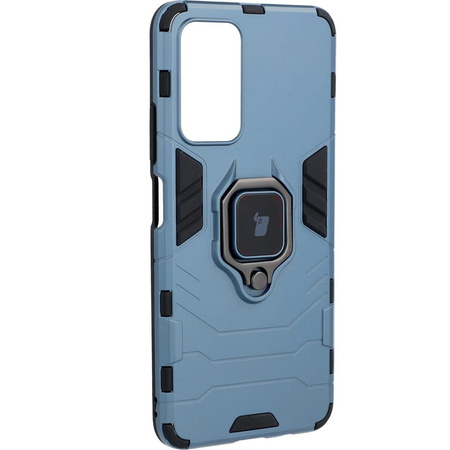 Etui Bizon Case Armor Ring do Poco M4 Pro 5G / Redmi Note 11S 5G, niebieskie