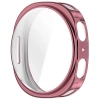 Etui z osłoną ekranu Bizon Case Watch Felipe do Galaxy Watch 8 40 mm, różowe