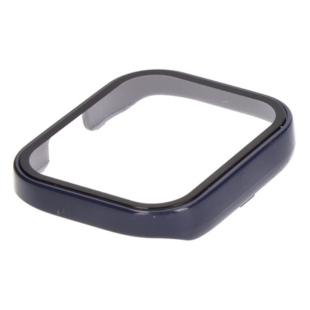 Etui Bizon Case+Glass Set do Xiaomi Redmi Watch 3, niebieskie