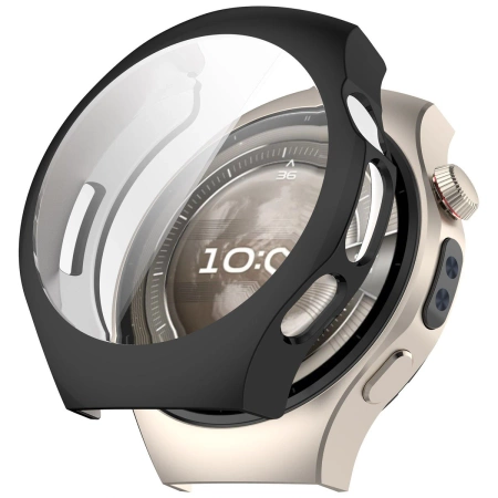 Etui z osłoną ekranu Bizon Case Watch Felipe do Huawei Watch 5 42mm, czarne