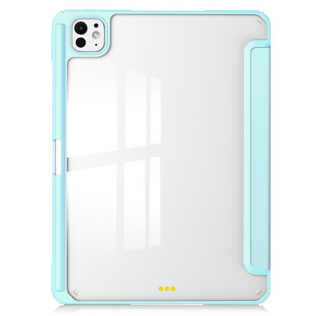 Etui Bizon Case Tab Clear Matt do iPad Pro 11" 2025 / 2024, błękitne