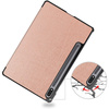 Etui Bizon Case Tab Croc do Galaxy Tab S8 / S7, różowozłote