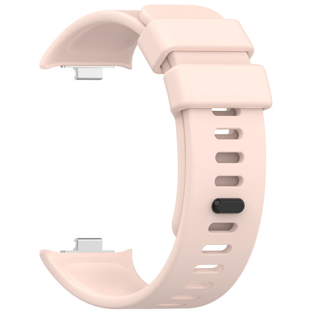 Pasek Bizon Strap Watch Silicone do Xiaomi Redmi Watch 4 / Xiaomi Band 8 Pro, jasnoróżowy