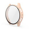 Etui Bizon Case+Glass do Galaxy Watch 5 44mm, różowe
