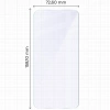 Elastyczne szkło hybrydowe Bizon Glass Mule do iPhone 17 Pro Max