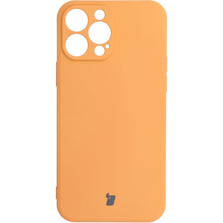 Etui Bizon Case Silicone do iPhone 13 Pro Max, pomarańczowe