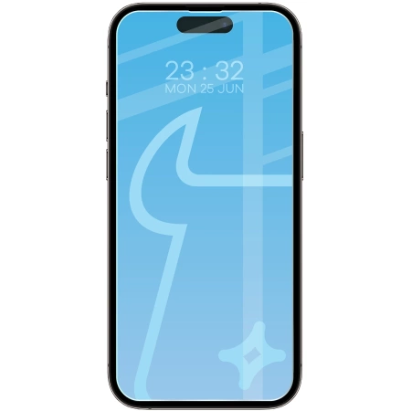 Szkło hartowane Bizon Glass Clear Duo do iPhone 14 Pro, 2 sztuki