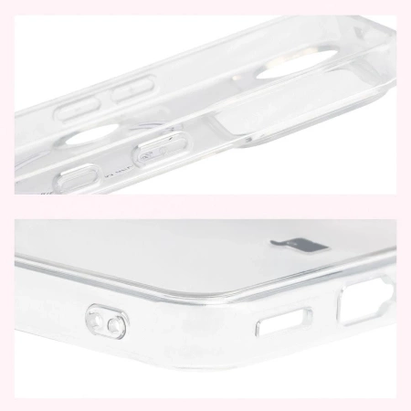 Etui z pierścieniem magnetycznym Bizon Case CrystalO do Nothing Phone (3), przezroczyste