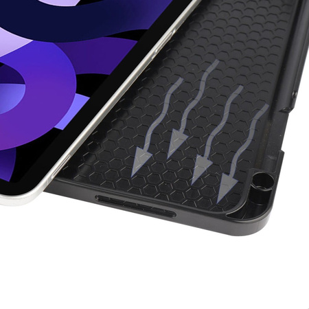Etui Bizon Case Tab Lizard do iPad Air 5 / Air 4, błękitne
