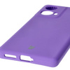 Silikonowe etui Bizon Soft Case do Motorola Moto G85 5G, fioletowe