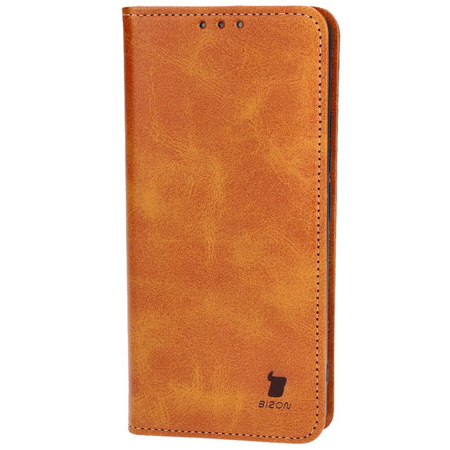 Etui z klapką Bizon Case Pocket Pro do Xiaomi Redmi Note 13 4G, brązowe