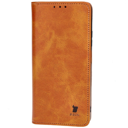 Etui z klapką Bizon Case Pocket Pro do Oppo A38 4G, brązowe