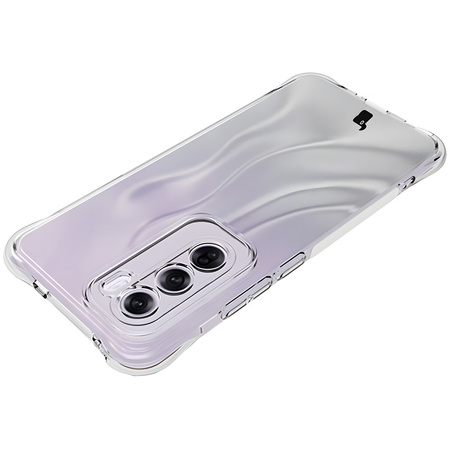 Elastyczne etui Bizon Case Salpa do Oppo Reno 12 Pro, przezroczyste