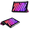 Etui Bizon Case Tab Lizard do Apple iPad Mini (A17 Pro) 2024 / iPad Mini 6 2021, fuksja