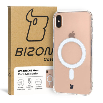 Etui Bizon Case Pure MagSafe do Apple iPhone XS Max, przezroczyste