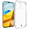 Etui + 2x szkło Bizon Case Clear Pack do Xiaomi Poco M5, przezroczyste