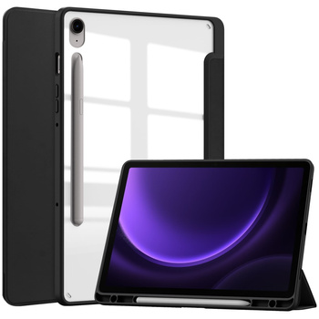 Etui Bizon Case Tab Clear Matt do Galaxy Tab S10 Lite / S10 FE / S9 / S9 FE, czarne