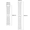 Pasek ze stali nierdzewnej Bizon Strap Watch Aura do  Xiaomi Redmi Watch 5/4 / Smart Band 9/8 Pro, złoty