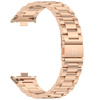 Pasek ze stali nierdzewnej Bizon Strap Watch Aura do  Xiaomi Redmi Watch 5/4 / Smart Band 9/8 Pro, różowozłoty