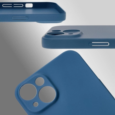 Etui Bizon Case Łupka do iPhone 14, niebieskie