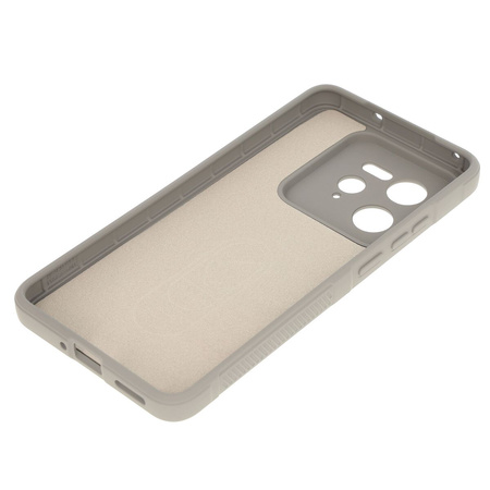 Pancerne etui Bizon Case Tur do Realme GT 7 Pro, jasnoszare