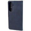 Etui z klapką Bizon Case Pocket do Galaxy S25 Plus / S24 Plus, granatowe