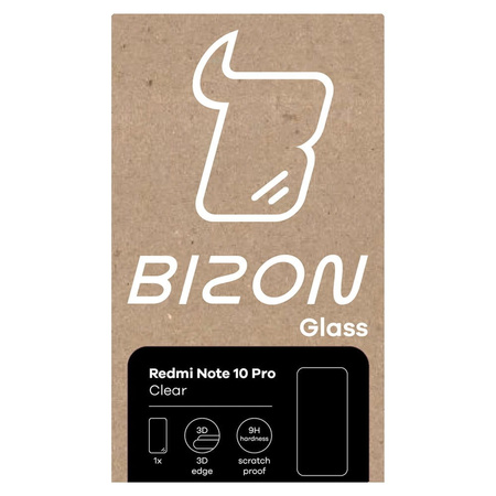 Szkło hartowane Bizon Glass Clear do Xiaomi Redmi Note 10 Pro