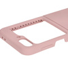 Silikonowe etui Bizon Soft Case do Galaxy Z Flip7 FE / Z Flip6, jasnoróżowe