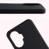 Silikonowe etui Bizon Soft Case do Xiaomi POCO F7, czarne
