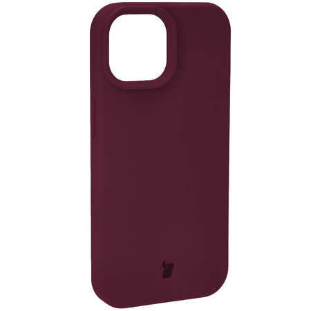 Etui silikonowe Bizon Soft Case do iPhone 15, ciemnofioletowe