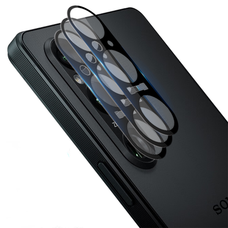 Szkło na aparat Bizon Glass Silk Lens do Xperia 1 V, 2 sztuki