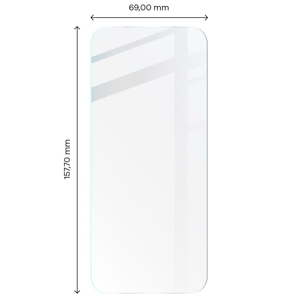 Zdjęcie na miarce szkła hartowanego Bizon Glass Clear do Xiaomi Mi 10T 5G / Pro 5G
