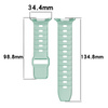 Silikonowy pasek Bizon Strap Watch Silicone G do Galaxy Watch Ultra 2 / 1, miętowy