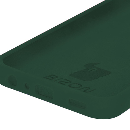 Etui silikonowe Bizon Soft Case do Galaxy A25 5G, ciemnozielone