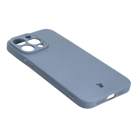 Etui Bizon Case Silicone do iPhone 15 Pro Max, szare