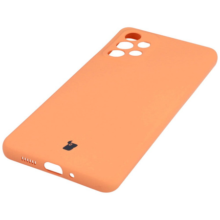 Etui Bizon Case Silicone do Galaxy A73 5G, pomarańczowe