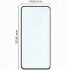 Szkło hartowane Bizon Glass Edge Duo do Galaxy M35 5G / A35 5G / A55 5G, czarna ramka, 2 sztuki