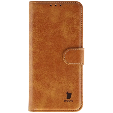 Etui z klapką Bizon Case Pocket do iPhone Air, brązowe