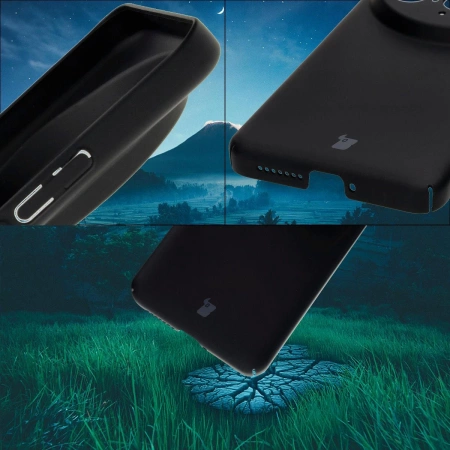 Etui Bizon Case Łupka do Xiaomi 15 Ultra, czarne