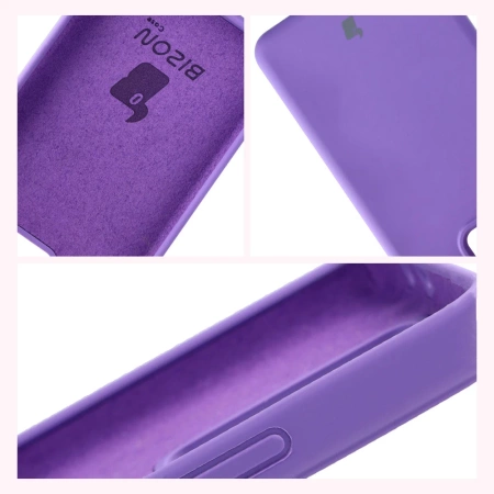 Silikonowe etui Bizon Soft Case do Realme GT 7 / 7T, fioletowe