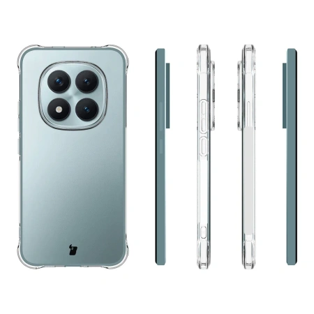 Elastyczne etui Bizon Case Salpa do Xiaomi Redmi Note 15 Pro Plus 5G / POCO M8 Pro 5G, przezroczyste