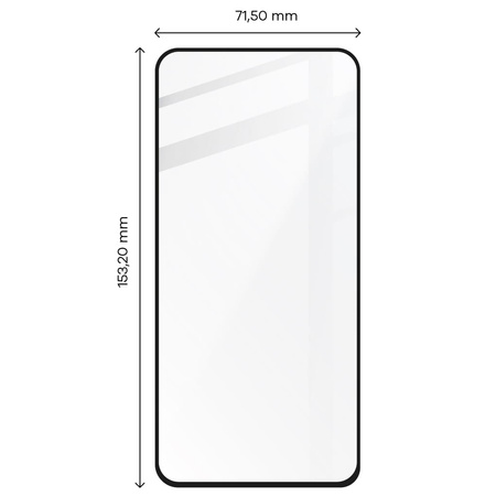 Szkło hartowane Bizon Glass Edge 2 do Galaxy A54 5G, czarne