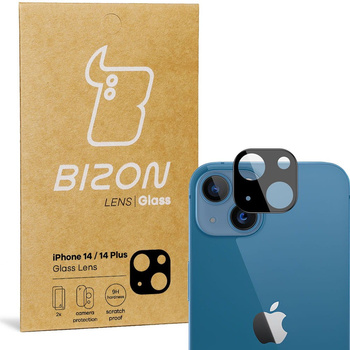 Szkło na aparat Bizon Glass Lens dla iPhone 14 / 14 Plus, 2 sztuki
